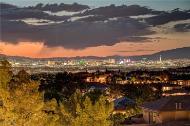 Luxury Pembrook Model with Stunning City, Strip, and Mountain on Anthem Country Club in Nevada - for sale on GolfHomes.com, golf home, golf lot