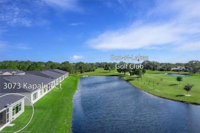 ENJOY FABULOUS LAKE & GOLF COURSE VIEWS from this gorgeous on Sun n Lake Golf and Country Club in Florida - for sale on GolfHomes.com, golf home, golf lot