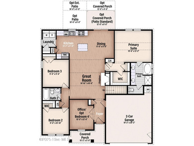 Onsite Homes presents the Colston floor plan with a 3 car garage on Seven Lakes Country Club in North Carolina - for sale on GolfHomes.com, golf home, golf lot