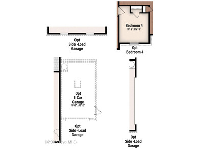Onsite Homes presents the Colston floor plan with a 3 car garage on Seven Lakes Country Club in North Carolina - for sale on GolfHomes.com, golf home, golf lot