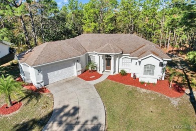 Welcome to this beautiful and spacious 3-bedroom, 2-bath home on Sugarmill Woods Golf and Country Club in Florida - for sale on GolfHomes.com, golf home, golf lot