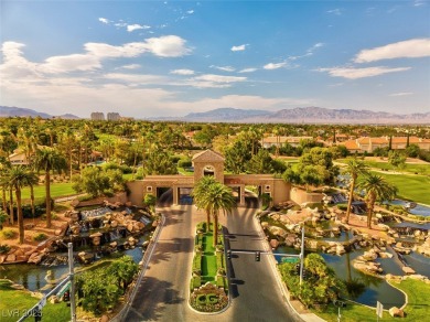 Enjoy expansive golf course views from bright, sun-filled on Canyon Gate Country Club in Nevada - for sale on GolfHomes.com, golf home, golf lot