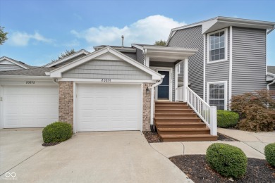 Single level (upper) 3 bedroom Waterscape unit w/ dock on Harbour Trees Golf Club in Indiana - for sale on GolfHomes.com, golf home, golf lot