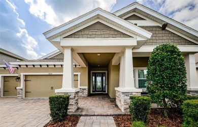 Stunning Biscayne Model in the Gated Woodlands at Longleaf on Seven Springs Golf and Country Club in Florida - for sale on GolfHomes.com, golf home, golf lot