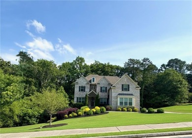 Must see, stunning custom home cradled in the sought after gated on Manor Golf and Country Club in Georgia - for sale on GolfHomes.com, golf home, golf lot