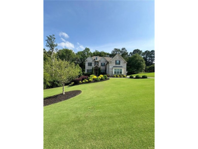 Must see, stunning custom home cradled in the sought after gated on Manor Golf and Country Club in Georgia - for sale on GolfHomes.com, golf home, golf lot