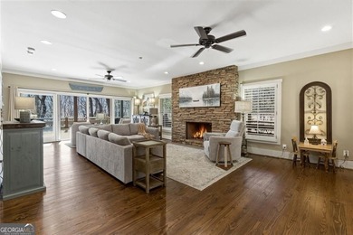 This Rustic Mountain Lodge is perfectly positioned on nearly a on Big Canoe Golf Club - Cherokee in Georgia - for sale on GolfHomes.com, golf home, golf lot