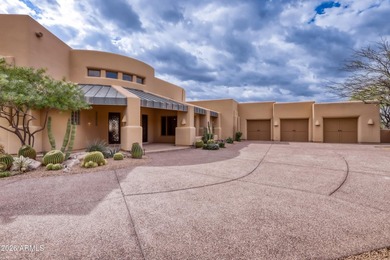 Exceptional estate offering refined desert luxury in guard-gated on Troon Country Club in Arizona - for sale on GolfHomes.com, golf home, golf lot