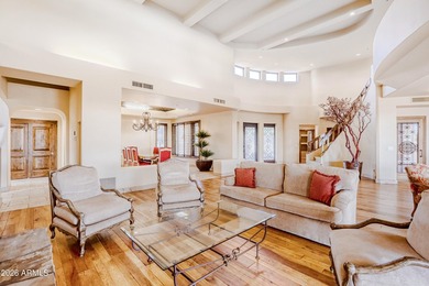 Exceptional estate offering refined desert luxury in guard-gated on Troon Country Club in Arizona - for sale on GolfHomes.com, golf home, golf lot