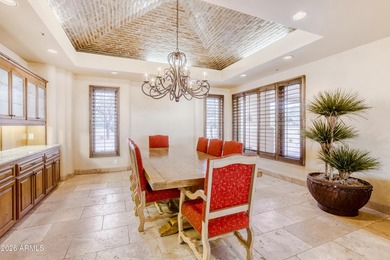 Exceptional estate offering refined desert luxury in guard-gated on Troon Country Club in Arizona - for sale on GolfHomes.com, golf home, golf lot