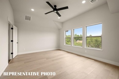 CADENCE HOMES HOGAN floor plan.  Three story, modern elevation on TPC Four Seasons - Las Colinas Resort in Texas - for sale on GolfHomes.com, golf home, golf lot