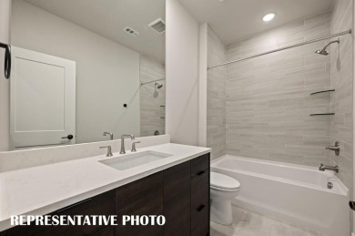 CADENCE HOMES HOGAN floor plan.  Three story, modern elevation on TPC Four Seasons - Las Colinas Resort in Texas - for sale on GolfHomes.com, golf home, golf lot