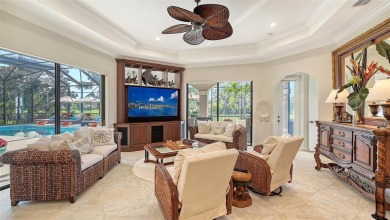 Bathed in natural light, with highly sought after southern lanai on The Oaks Club in Florida - for sale on GolfHomes.com, golf home, golf lot