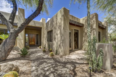 Southwest Contemporary gem, meticulously crafted by La Blonde on Troon North Golf Club  in Arizona - for sale on GolfHomes.com, golf home, golf lot