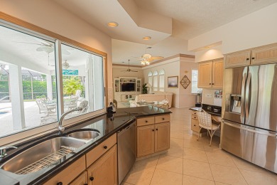 Welcome to this stunning 3/2/2 pool home nestled in sought after on St. Lucie Trail Golf Club in Florida - for sale on GolfHomes.com, golf home, golf lot