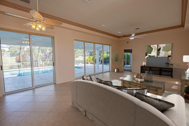 Welcome to this stunning 3/2/2 pool home nestled in sought after on St. Lucie Trail Golf Club in Florida - for sale on GolfHomes.com, golf home, golf lot