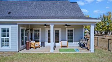 This recently constructed home built in 2020 was built with on Pine Hills Golf and Country Club in Georgia - for sale on GolfHomes.com, golf home, golf lot