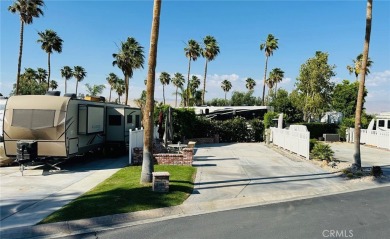 Beautifully expanded lot just a few short steps from El Saguaro on Outdoor Resorts/Palm Springs in California - for sale on GolfHomes.com, golf home, golf lot