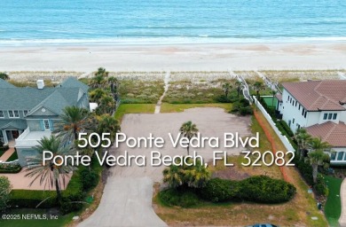 A rare and extraordinary opportunity awaits on the oceanfront in on Ponte Vedra Inn and Club - Ocean in Florida - for sale on GolfHomes.com, golf home, golf lot