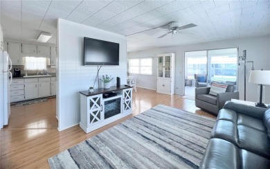 This beautifully maintained 2-bedroom, 2-bath home is truly on Fairway Village Golf Course in Florida - for sale on GolfHomes.com, golf home, golf lot