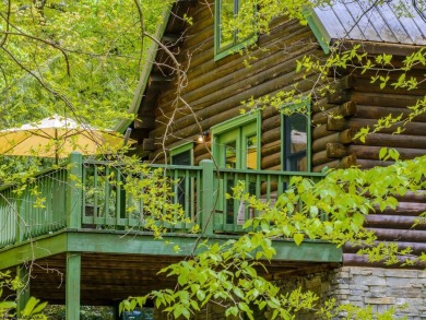 Escape to 'Rustic Refuge', a charming LOG CHALET nestled within on Alpine Lake Resort in West Virginia - for sale on GolfHomes.com, golf home, golf lot