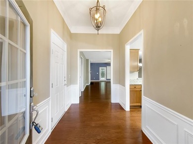 Elegant one-level living awaits in this premier 55+ on Canongate Golf At Sun City Peachtree in Georgia - for sale on GolfHomes.com, golf home, golf lot