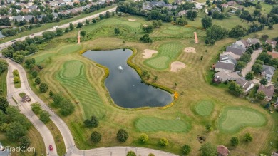 Welcome home to this charming Whitney model home in Carillon on Carillon Lakes 3 Hole Course in Illinois - for sale on GolfHomes.com, golf home, golf lot