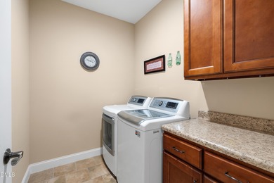 Located on a cul-de-sac street in Wake Forest's desirable on Heritage Golf Club in North Carolina - for sale on GolfHomes.com, golf home, golf lot