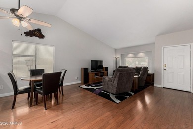 Charming 1409 sq ft twin home located in Camino Del Rey 55+ on Sunland Village Golf Club in Arizona - for sale on GolfHomes.com, golf home, golf lot