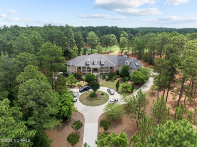 Nestled among almost 3 acres of longleaf pines, this exquisite on Pinewild Country Club of Pinehurst in North Carolina - for sale on GolfHomes.com, golf home, golf lot