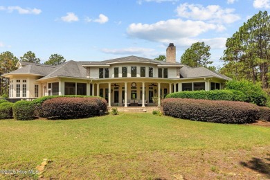 Nestled among almost 3 acres of longleaf pines, this exquisite on Pinewild Country Club of Pinehurst in North Carolina - for sale on GolfHomes.com, golf home, golf lot