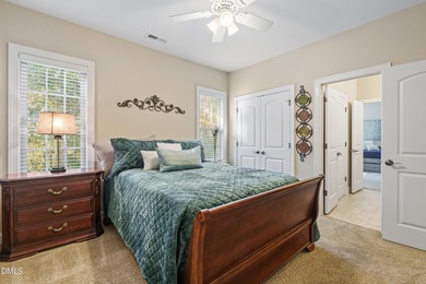 Located on a cul-de-sac street in Wake Forest's desirable on Heritage Golf Club in North Carolina - for sale on GolfHomes.com, golf home, golf lot