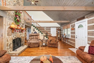 The essence of Tennessee Living! Honest Abe Log Home perched on on Hidden Valley Golf and Country Club in Tennessee - for sale on GolfHomes.com, golf home, golf lot