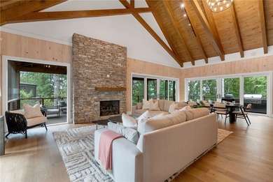 Offered fully furnished and move-in ready, this 3,700 sq ft on The Cliffs At Keowee Springs in South Carolina - for sale on GolfHomes.com, golf home, golf lot