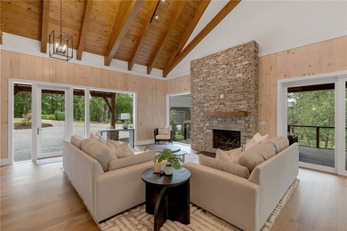 Offered fully furnished and move-in ready, this 3,700 sq ft on The Cliffs At Keowee Springs in South Carolina - for sale on GolfHomes.com, golf home, golf lot