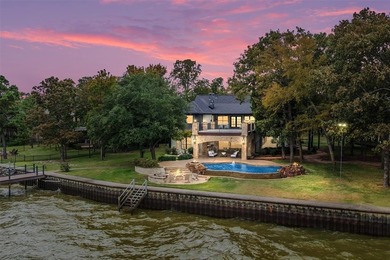 Welcome home to a beautifully revived waterfront estate in gated on Pinnacle Golf and Boat Club in Texas - for sale on GolfHomes.com, golf home, golf lot
