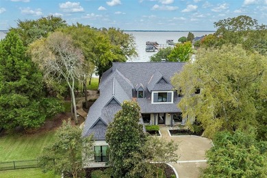 Welcome home to a beautifully revived waterfront estate in gated on Pinnacle Golf and Boat Club in Texas - for sale on GolfHomes.com, golf home, golf lot