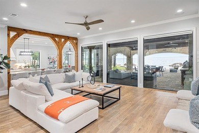 Welcome home to a beautifully revived waterfront estate in gated on Pinnacle Golf and Boat Club in Texas - for sale on GolfHomes.com, golf home, golf lot
