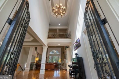 Exquisite timeless feature of shakes and bricks/stones house is on Hamilton Mill Golf Club in Georgia - for sale on GolfHomes.com, golf home, golf lot