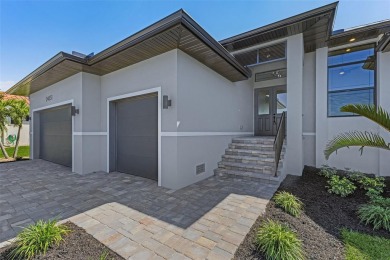 Discover this stunning new construction pool home in the on Burnt Store Golf Club in Florida - for sale on GolfHomes.com, golf home, golf lot