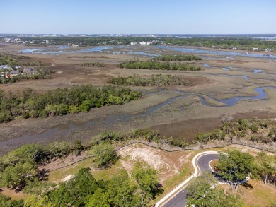 Stunning sunsets with 180-degree creek and marsh views from the on Daniel Island Club in South Carolina - for sale on GolfHomes.com, golf home, golf lot