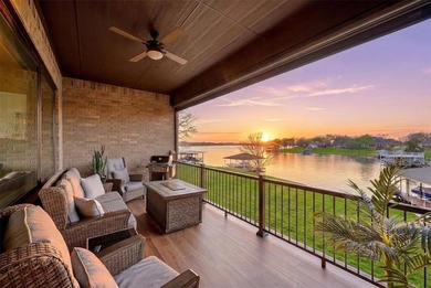 Discover elevated lakefront living in this exceptional custom on Lake Kiowa Golf Course in Texas - for sale on GolfHomes.com, golf home, golf lot