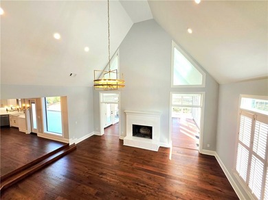 Perfectly positioned on the 18th tee box of the prestigious on Okefenokee Country Club in Georgia - for sale on GolfHomes.com, golf home, golf lot