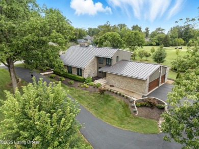 One-of-a-kind home that overlooks the 4th hole of the on Hurstbourne Country Club in Kentucky - for sale on GolfHomes.com, golf home, golf lot