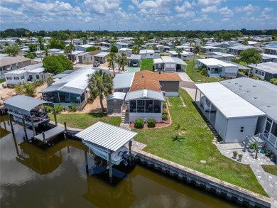 Were you searching for a WATERFRONT HOME with an 8,000 lb BOAT on Apollo Beach Golf and Sea Club in Florida - for sale on GolfHomes.com, golf home, golf lot