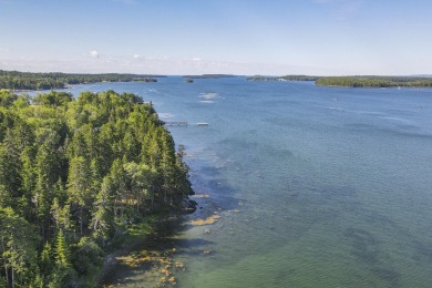 This parcel of waterfront land is perched up and out of the on Tarratine Golf Club in Maine - for sale on GolfHomes.com, golf home, golf lot