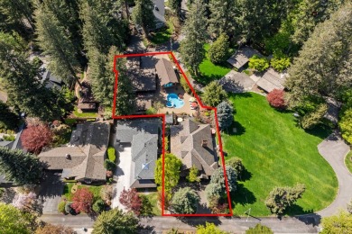 A Rare Award Winning Scandinavian style multi-cabin compound on on Hayden Lake Country Club in Idaho - for sale on GolfHomes.com, golf home, golf lot