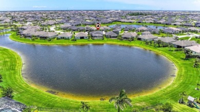 Enjoy lake views and vibrant sunsets from your gas-heated pool on Duran Golf Course in Florida - for sale on GolfHomes.com, golf home, golf lot