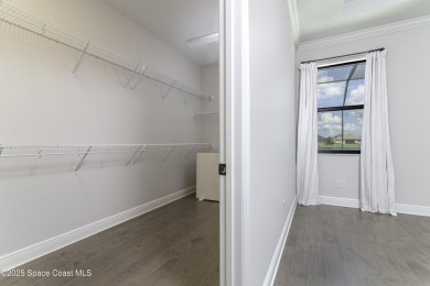 Enjoy lake views and vibrant sunsets from your gas-heated pool on Duran Golf Course in Florida - for sale on GolfHomes.com, golf home, golf lot