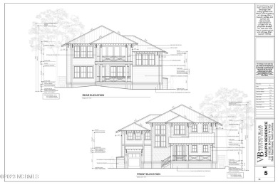 ARC-approved, ready-to-build custom Whitney Blair house plans on Bald Head Island Golf Club in North Carolina - for sale on GolfHomes.com, golf home, golf lot